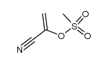 1-cyanovinyl methanesulfonate结构式