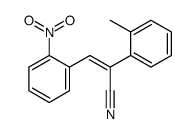 (Z)-2-(2-methylphenyl)-3-(2-nitrophenyl)prop-2-enenitrile Structure