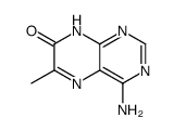 7(1H)-Pteridinone,4-amino-6-methyl-(9CI) Structure