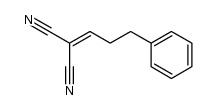 2-(3-phenylpropylidene)malononitrile Structure