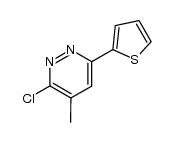 3-chloro-4-methyl-6-(thien-2-yl)pyridazine Structure