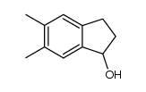 5,6-dimethyl-1-indanol结构式