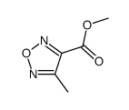 4-methyl-furazan-3-carboxylic acid methyl ester结构式