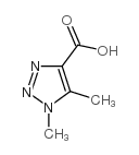 1,5-二甲基-1H-1,2,3-噻唑-4-羧酸结构式