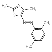 N-[(2-imino-4-methyl-1,3-thiazol-5-ylidene)amino]-2,5-dimethyl-aniline结构式