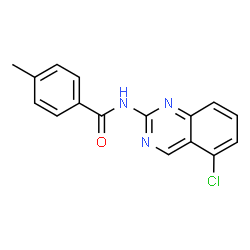 N-(5-CHLORO-2-QUINAZOLINYL)-4-METHYLBENZENECARBOXAMIDE Structure