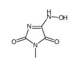 5-(hydroxyamino)-3-methylimidazole-2,4-dione结构式