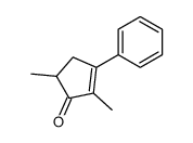 2-CYCLOPENTEN-1-ONE, 2,5-DIMETHYL-3-PHENYL- structure