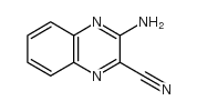 3-氨基-2-喹噁啉甲腈结构式