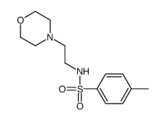 4-methyl-N-(2-morpholin-4-ylethyl)benzenesulfonamide Structure