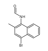 4-Brom-1-formamino-2-methyl-naphthalin Structure