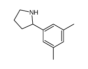 2-(3,5-二甲基苯基)吡咯烷结构式