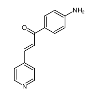1-(4-amino-phenyl)-3-pyridin-4-yl-propenone结构式