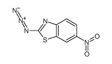 2-azido-6-nitro-1,3-benzothiazole结构式