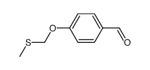 4-formyl-1-(methylsulfenyl)methoxybenzene结构式