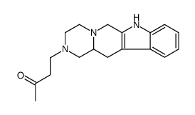 4-(3,4,6,7,12,12a-hexahydropyrazino[1',2':1,6]pyrido[3,4-b]indol-2(1H)-yl)butan-2-one Structure