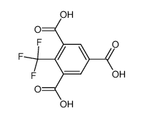 trifluoromethyltrimesic acid Structure