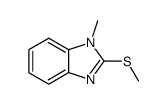 1-methyl-2-(methylthio)-1H-benzo[d]imidazole Structure