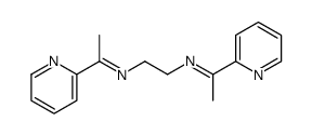 1-pyridin-2-yl-N-[2-(1-pyridin-2-ylethylideneamino)ethyl]ethanimine结构式
