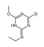 4-chloro-N-ethyl-6-methoxy-1,3,5-triazin-2-amine结构式