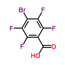 4-Bromo-2,3,5,6-tetrafluorobenzoic acid structure