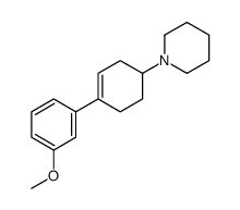 1-[4-(3-methoxyphenyl)cyclohex-3-en-1-yl]piperidine结构式