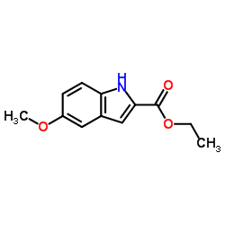 Ethyl 5-methoxy-1H-indole-2-carboxylate structure