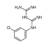 2-(3-chlorophenyl)-1-(diaminomethylidene)guanidine Structure