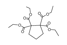 1,1,2,2-Cyclopentantetracarbonsaeure-tetraethylester结构式