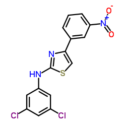 N-(3,5-Dichlorophenyl)-4-(3-nitrophenyl)-1,3-thiazol-2-amine结构式