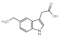 2-(5-ethyl-1H-indol-3-yl)acetic acid Structure