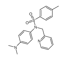 N-(4-dimethylamino-phenyl)-N-pyridin-2-ylmethyl-toluene-4-sulfonamide Structure