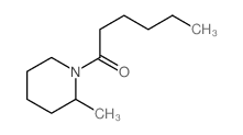 1-(2-methyl-1-piperidyl)hexan-1-one structure