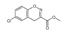 6-chloro-3-methoxycarbonyl-4H-1,2-benzoxazine结构式