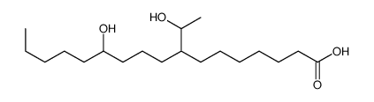 12-hydroxy-8-(1-hydroxyethyl)heptadecanoic acid Structure