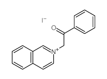 Isoquinolinium,2-(2-oxo-2-phenylethyl)-, iodide (1:1) picture