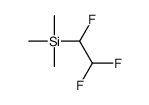 trimethyl(1,2,2-trifluoroethyl)silane Structure