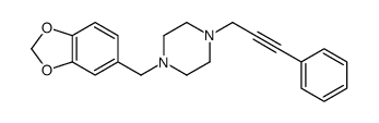 1-(3,4-Methylenedioxybenzyl)-4-(3-phenyl-2-propynyl)piperazine picture