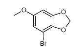 5-methoxy-2,3-methylenedioxybromobenzene结构式