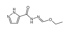 N-ethoxymethylidenehydrazide de l'acide pyrazole carboxylique-5 Structure