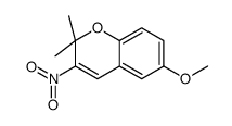 6-methoxy-2,2-dimethyl-3-nitrochromene结构式