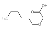 2-hexoxyacetic acid Structure