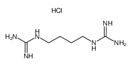 N,N'''-butanediyl-di-guanidine, dihydrochloride Structure