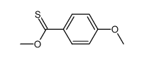 4-Methoxythiobenzoic acid methyl ester structure