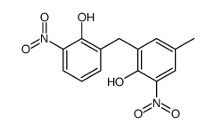 2-[(2-hydroxy-3-nitrophenyl)methyl]-4-methyl-6-nitrophenol Structure