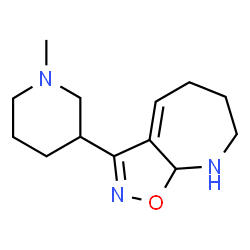 5H-Isoxazolo[5,4-b]azepine,6,7,8,8a-tetrahydro-3-(1-methyl-3-piperidinyl)-(9CI) structure