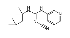 1-cyano-3-pyridin-3-yl-2-(2,4,4-trimethylpentan-2-yl)guanidine Structure