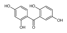 (2,4-dihydroxyphenyl)-(2,5-dihydroxyphenyl)methanone Structure