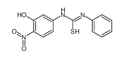 1-(3-hydroxy-4-nitrophenyl)-3-phenylthiourea Structure