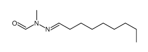 N-methyl-N-(nonylideneamino)formamide Structure